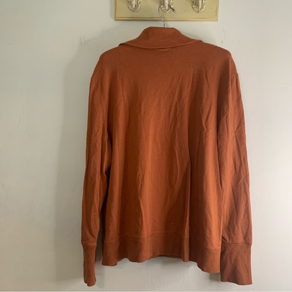 Amazon Essentials Sweater  Cowl Neck Orange Womens Sz XL Long Sleeve Turtleneck - Picture 10 of 13